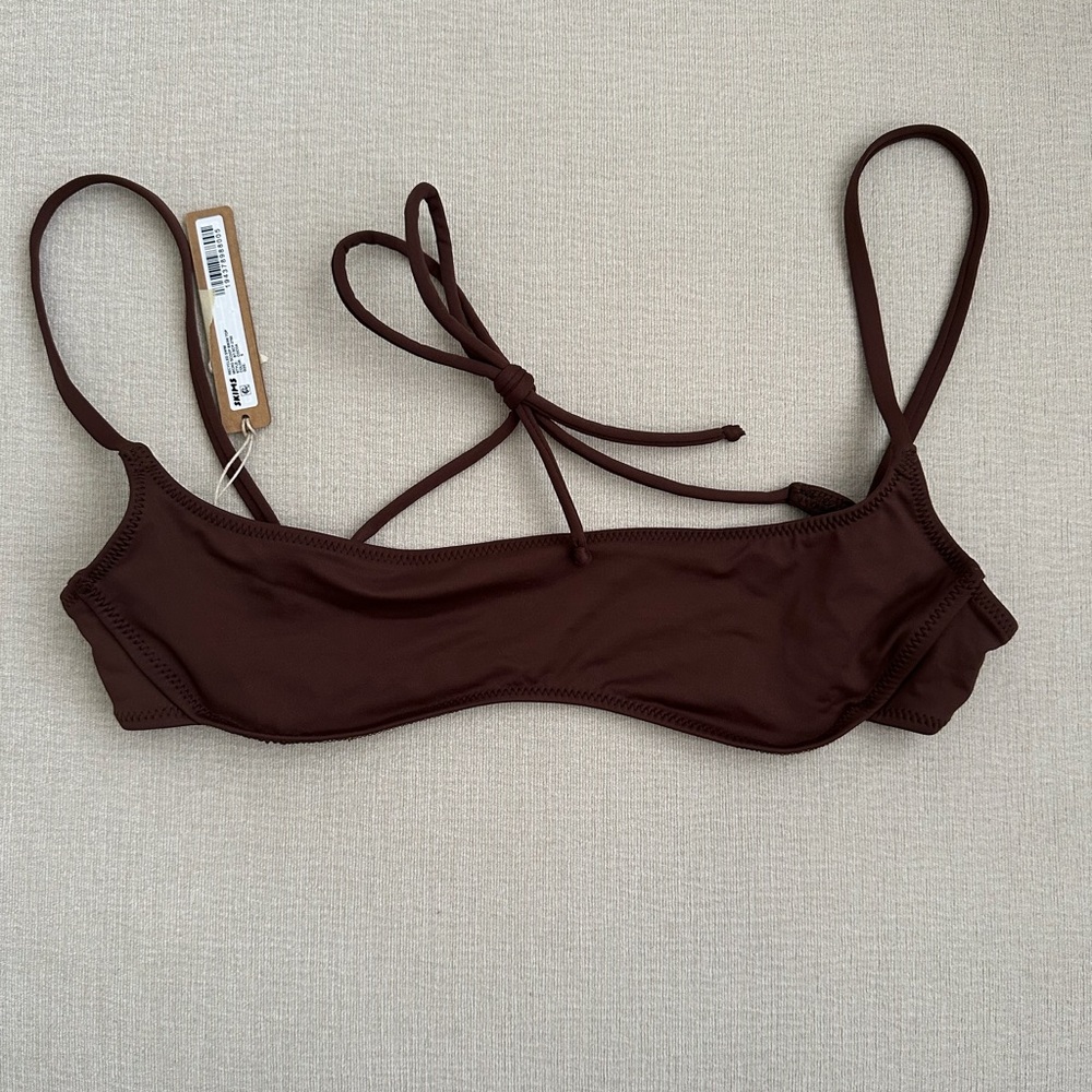 SKIMS Micro Scoop Bikini Top